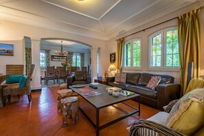 TV, fireplace, DVD player