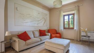 TV, caminetto, lettore DVD