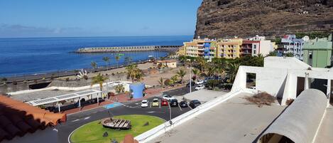 Udsigt fra overnatningsstedet