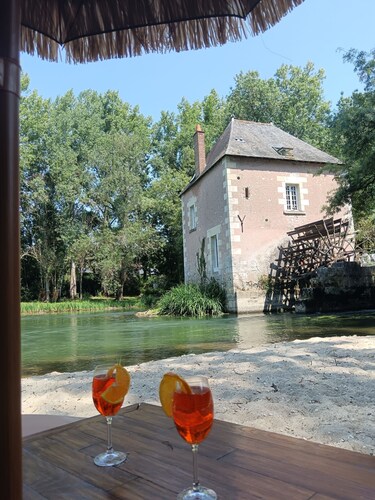 Very calm charming mill 15km from Tours - Paradisiac!