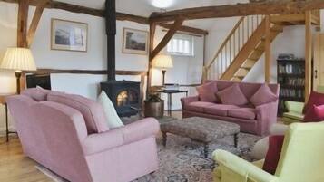 TV connectée, cheminée