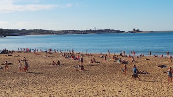 Vlak bij het strand