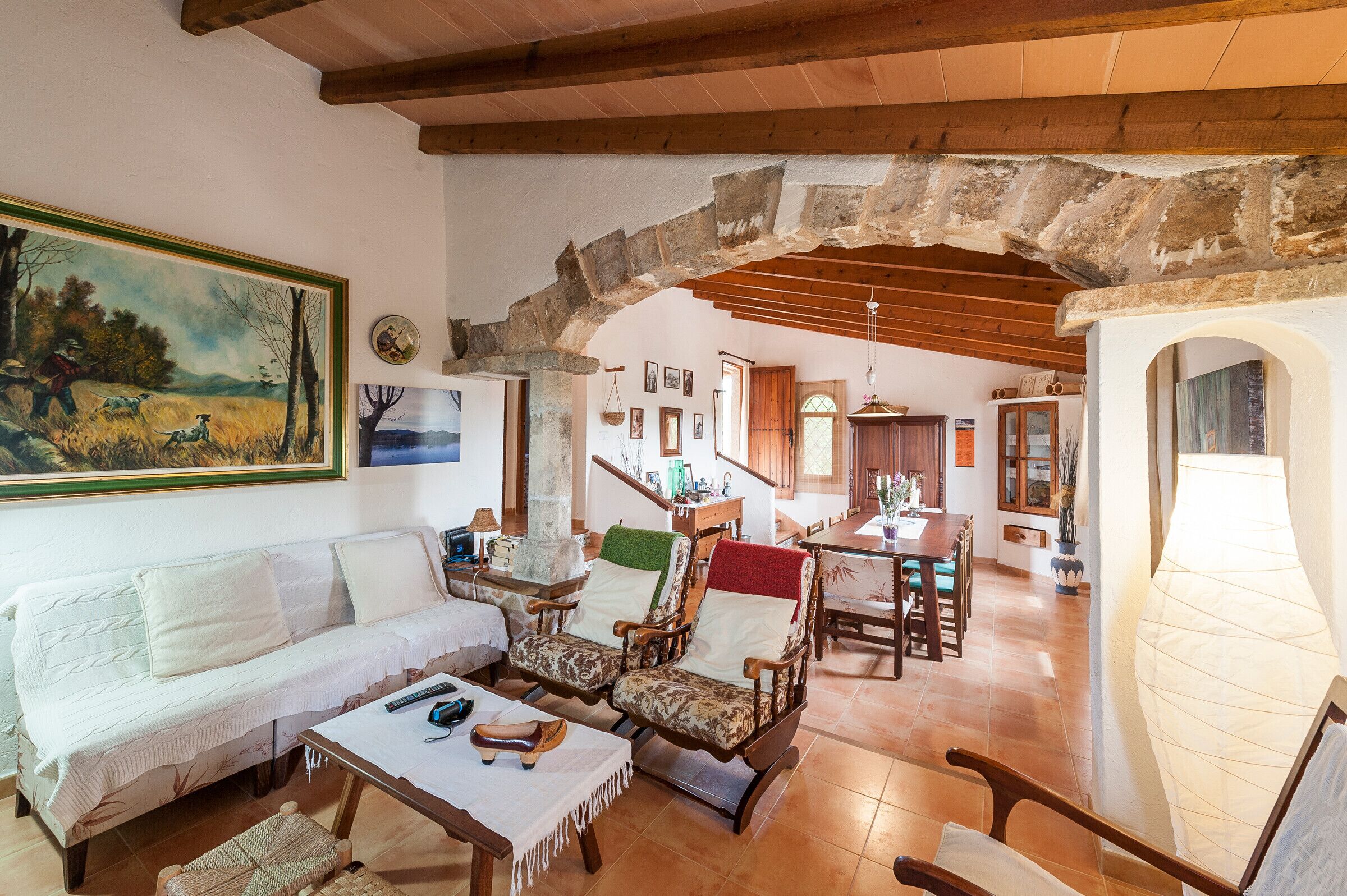 TV, fireplace, DVD player, ping pong