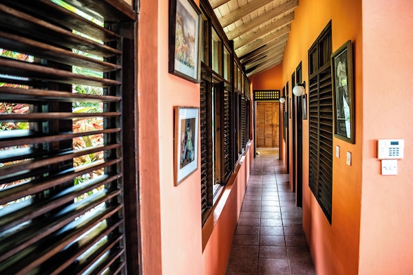 Corridor into living room