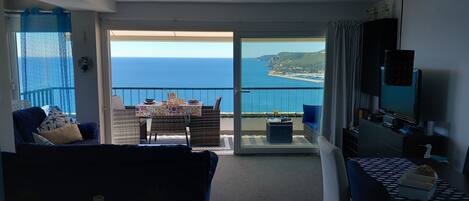 Smart TV, DVD player, books, stereo