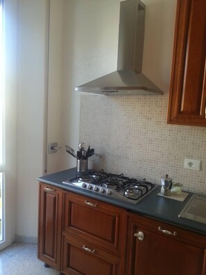Fridge, oven, stovetop, dishwasher - Lovely Sea View Apartment Lido di Ostia, 30 minutes from  center of Rome, Wi-Fi (Lido di Ostia)