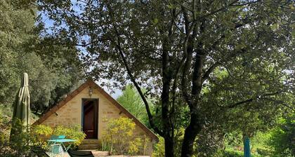 Charming gĂźte with swimming pool in a wooded area near Sarlat