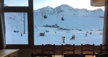 âMeilleur emplacement et vue Ă Tignes" Appartement de 4 chambres rĂ©cemment rĂ©novĂ©