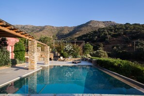 Outdoor pool - Cottage in Vitali, Andros, Cyclades ΕΣΛ-1166K92001035001 (Vitali Andros)