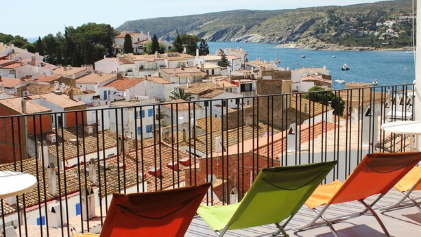 Property grounds - Comfortable apartment, very quiet, superb sea view, sleeps 4/6 (Cadaqués)