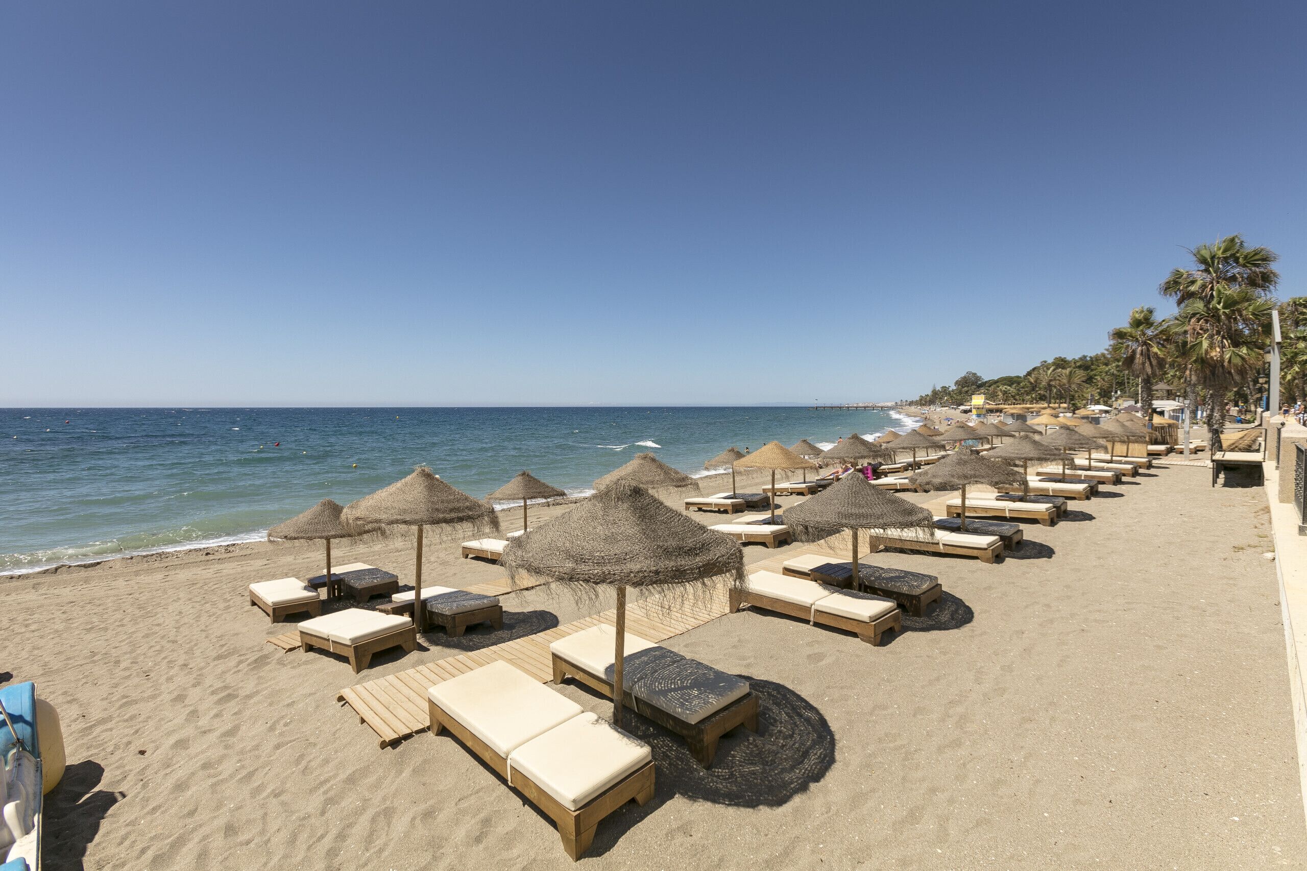 Vlak bij het strand