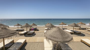 Vlak bij het strand