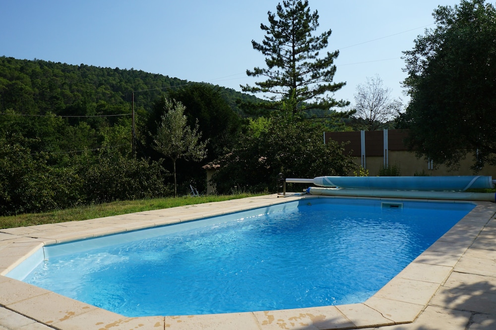 Studio with heated pool