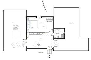 Floor plan - House with Big Terrace in Seaside, Syracuse - Ortigia (Siracusa)