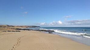Beach nearby, sun-loungers