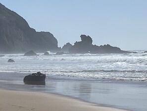 Beach nearby, beach towels