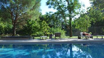 Una piscina riscaldata