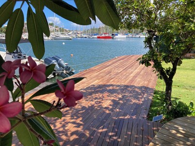 Exceptional villa with private sea access private swimming pool central position