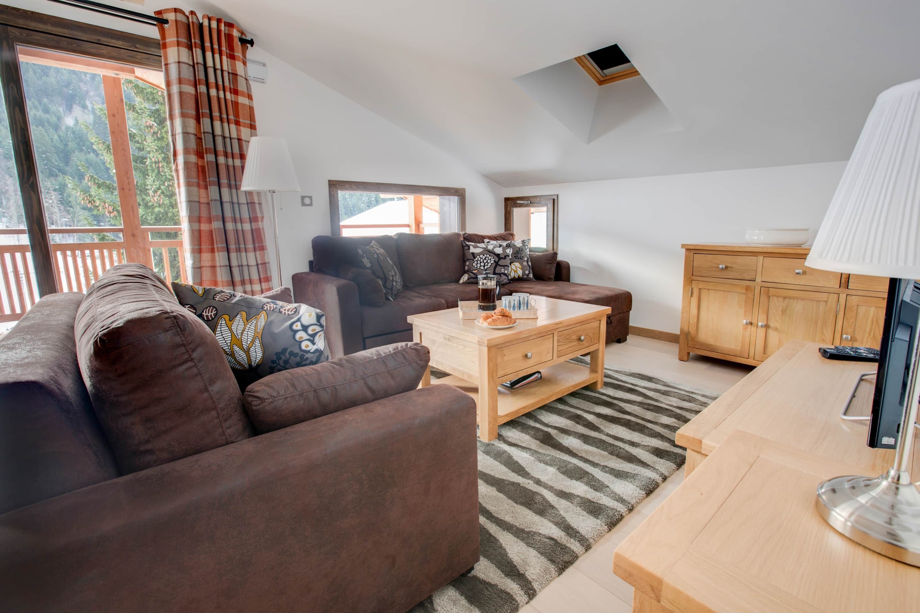 Appartement 2 chambres pour 5 personnes en face de la télésiège de Perrieres