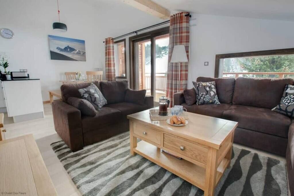 Appartement 2 chambres pour 5 personnes en face de la télésiège de Perrieres