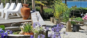 Brittany - Presqu'ile de Crozon: Villa, sea view with private heated pool