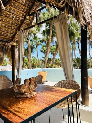 Terrace/patio - Paraiso Azul Hotel (Loreto)