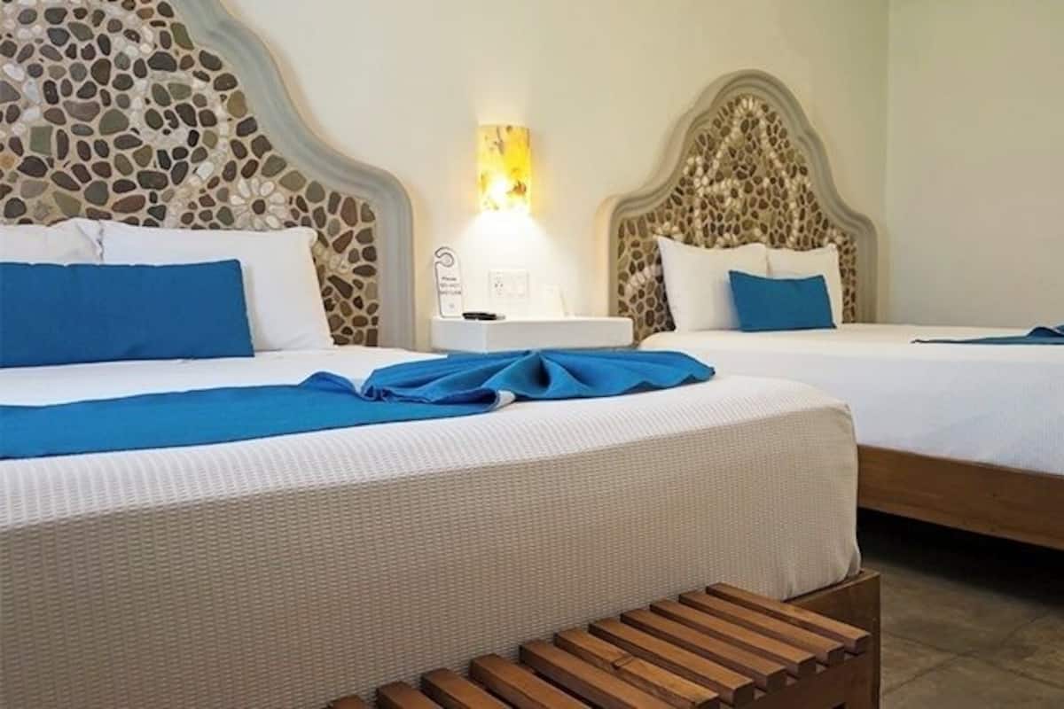 Room, 2 Queen Beds | Minibar, iron/ironing board, free WiFi, bed sheets