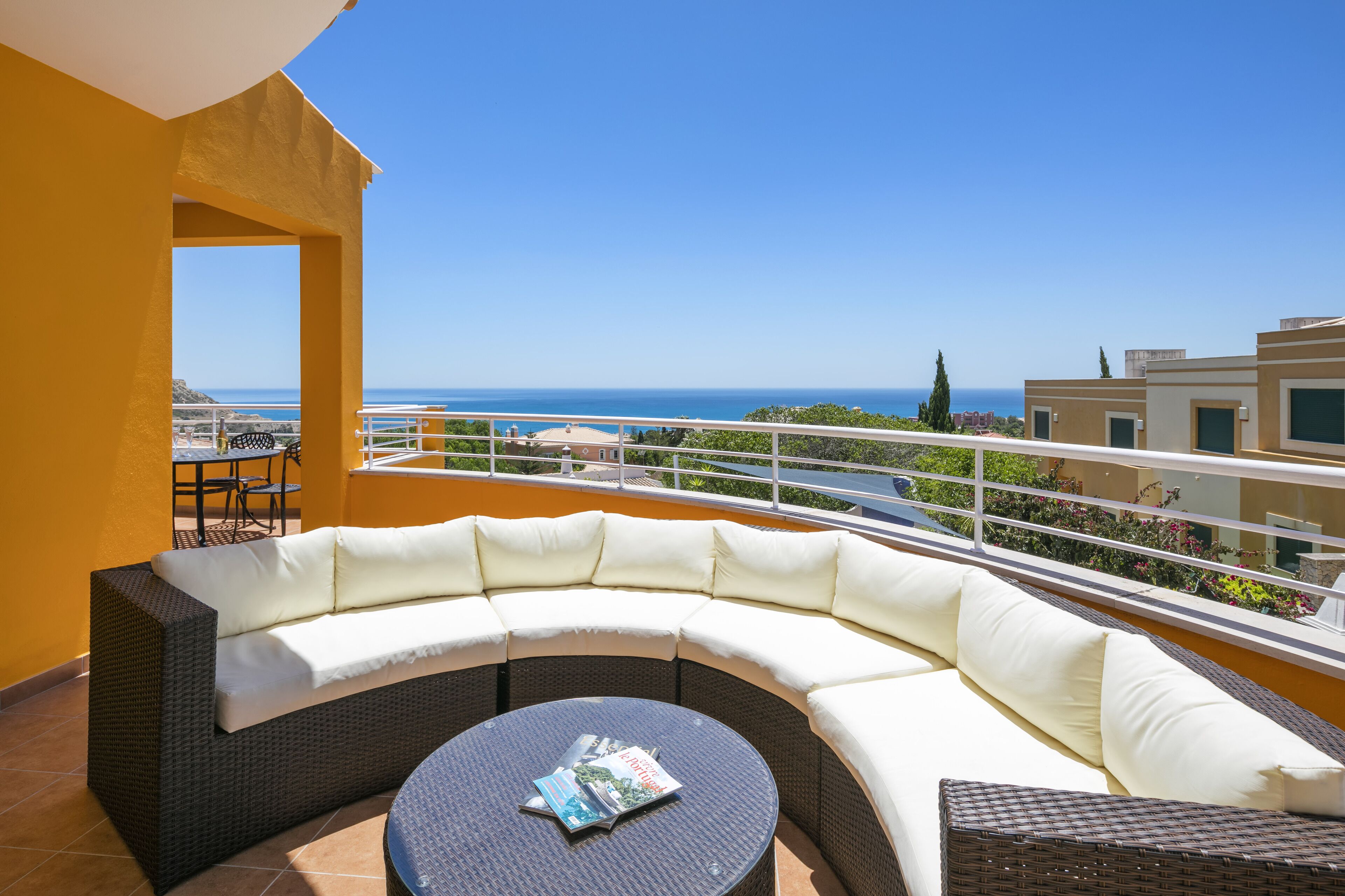 Chill out area for catching up with friends. Views WOW! Gorgeous at sunset!