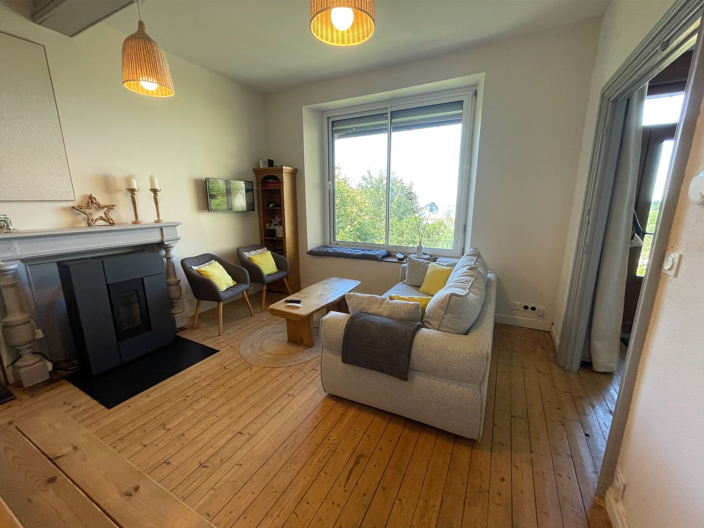 house sea view pink granite coast trébeurden