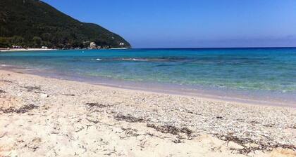 Aeriko-Nefeli Beachfront Villa with Stunning View and Private Pool