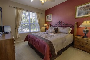 5 bedrooms, in-room safe, iron/ironing board, travel cot