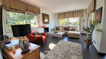 Smart-TV, Kamin, DVD-Player, Videothek