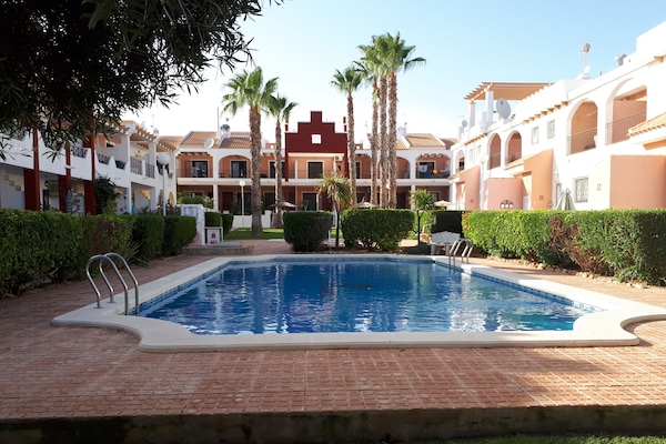 The larger pool