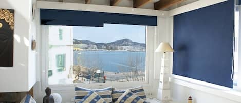 Téléviseur, foyer, lecteur de DVD, sélection de musique