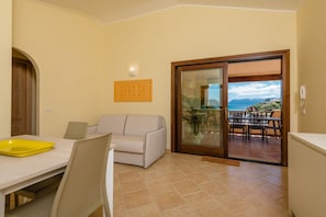 Blick von der Unterkunft