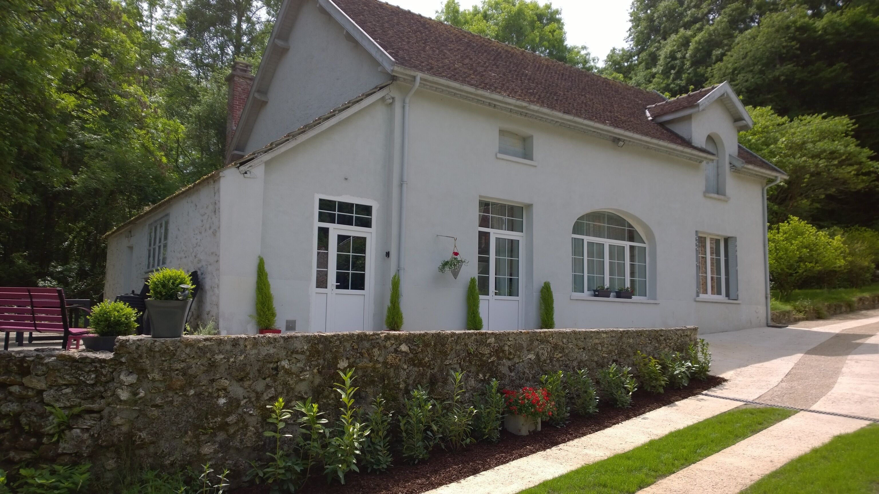 Maison Madeleine, full foot house with park terrace of 9000 m²