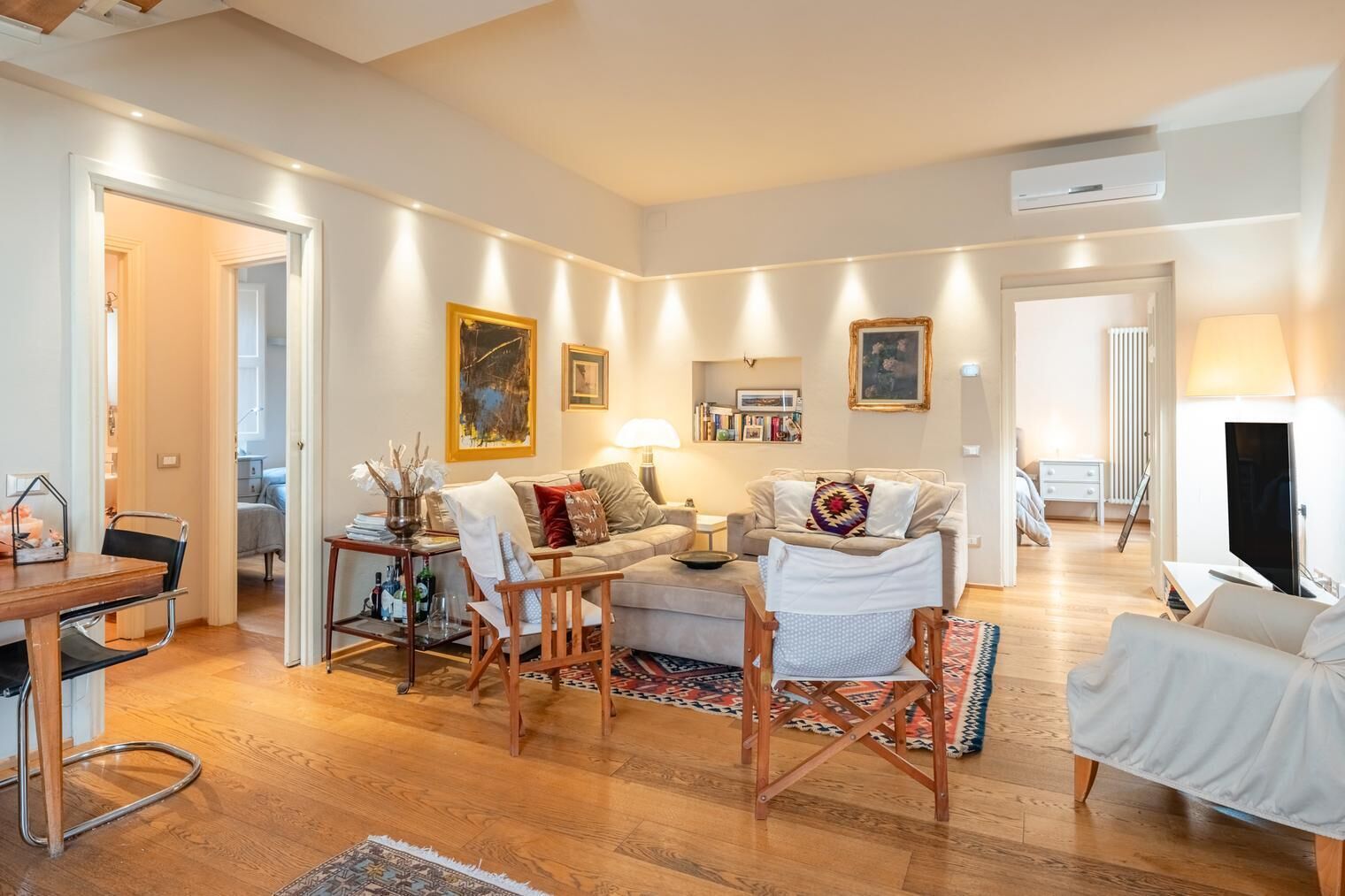 Smart TV, books, music library, video library