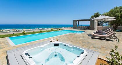 Premium Villa With Panoramic Sea Views, Walking Distance to Beach & Rethymno!