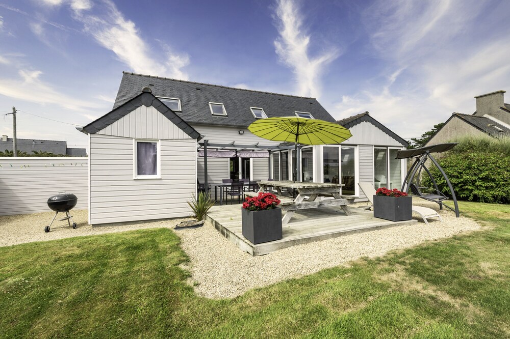 A beachfront cottage