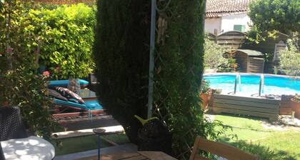 Charming villa with pool near downtown in quiet area.