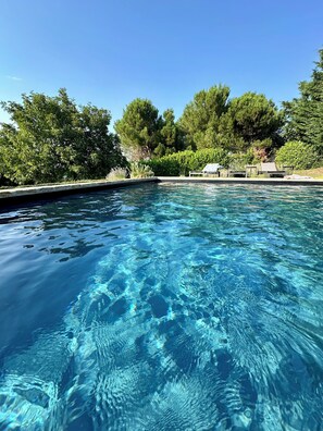 Outdoor pool, a heated pool - Charming Villa, large heated pool, wonderful views, peaceful location (Castino, Provincia di Cuneo)