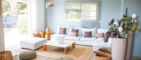 TV, DVD player, books