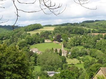 The view from every room in the cottage