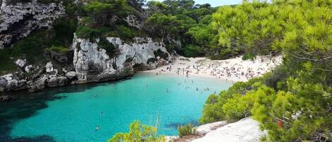Una spiaggia nelle vicinanze