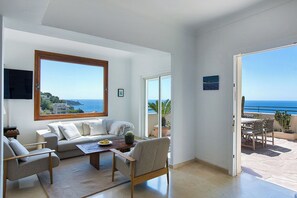Smart TV, DVD player, books, music library