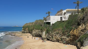 Accommodatie ligt op het strand