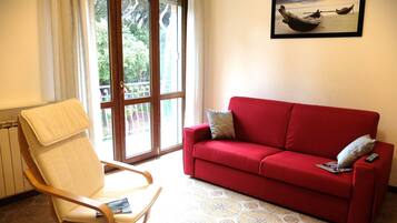 TV, lettore DVD, impianto stereo