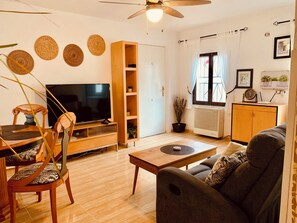 TV, books, stereo - Villa Casa Hermosa in Los Banos De Fortuna, 200 metres from spa baths, with pool (Los Banos De Fortuna)