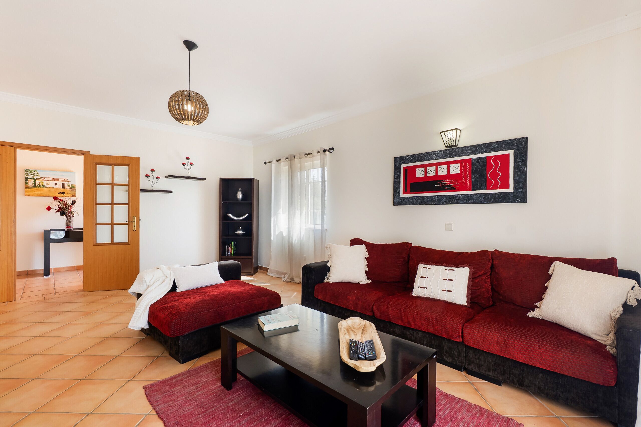 TV, fireplace, DVD player