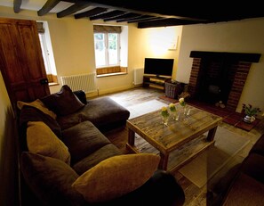 Smart TV, chimenea, videojuegos y reproductor de DVD